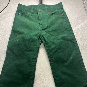 NWT Janie and Jack boys corduroy pant Kelly green size 18-24 months